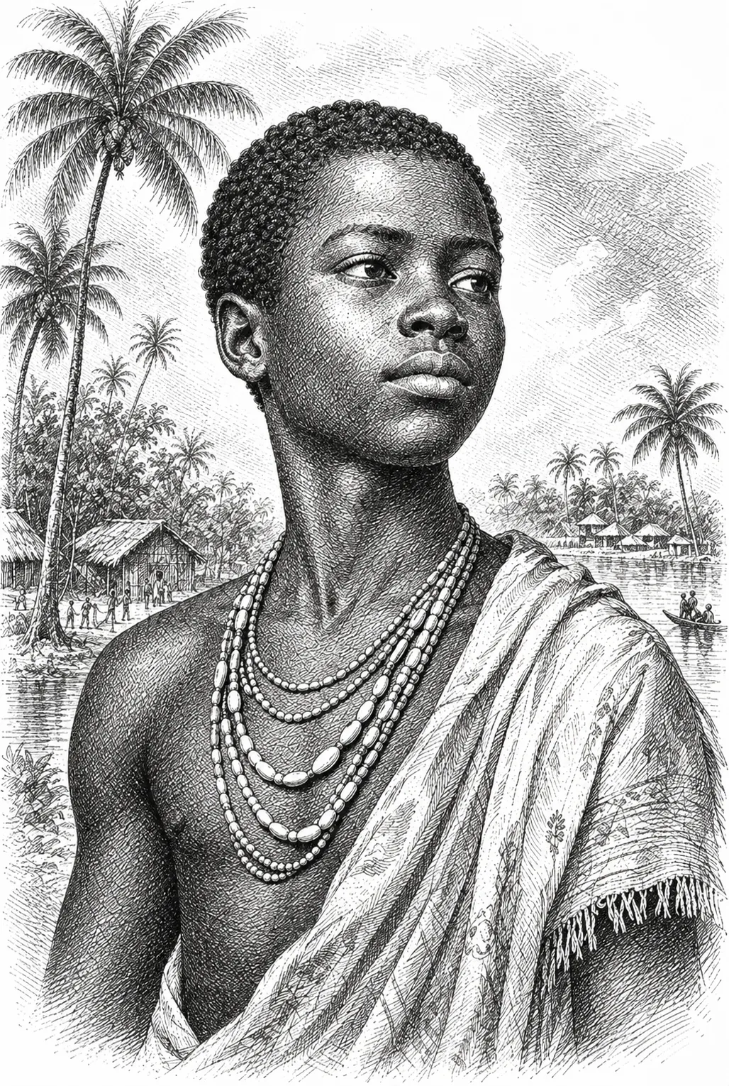 Portrait du jeune Antchouwé Kowé Rapontchombo