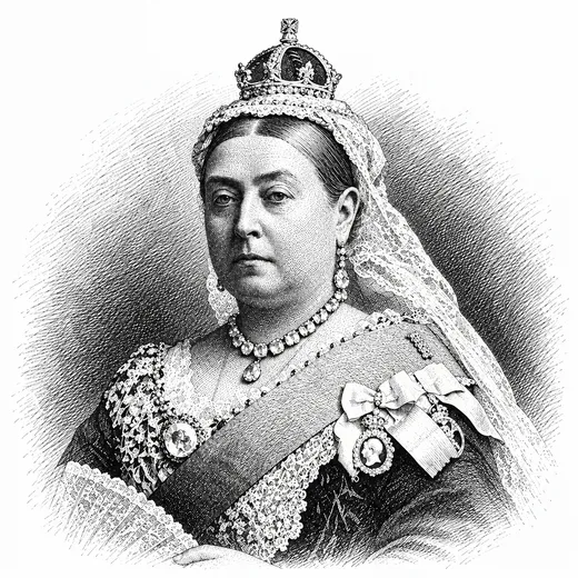 Gravure de la reine Victoria couronnée, d’après la photographie du jubilé de Bassano